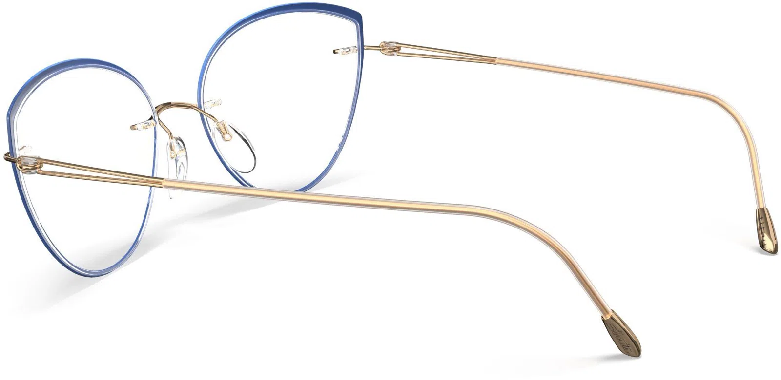 Silhouette Lite Spirit Chassis Rimless 5566 Eyeglasses - view 12